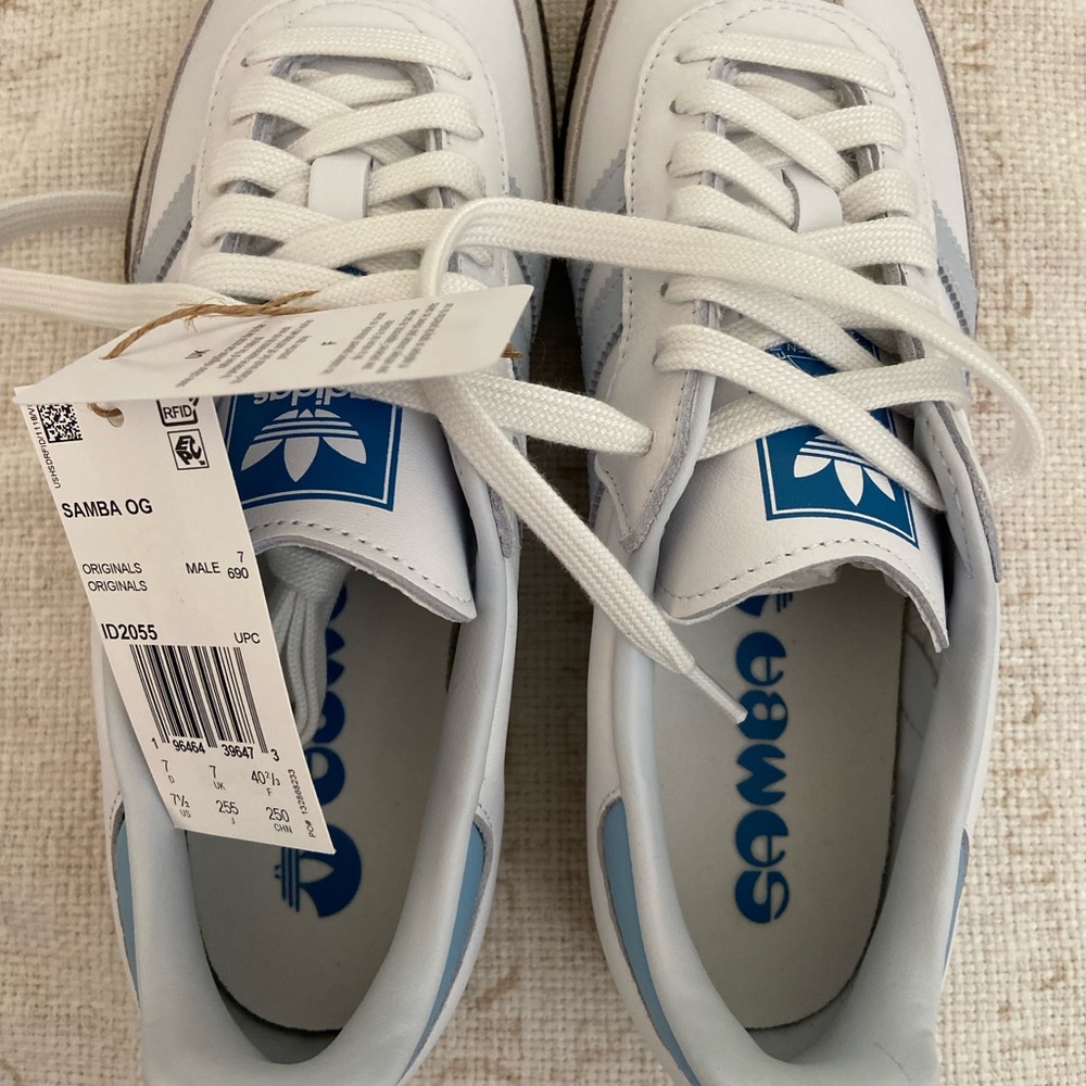 NWT Adidas Samba Color = Ocean